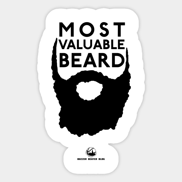 Most Valuable Beard Sticker by Lukish